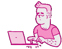 Gaygigante Estimado Sticker by Gabriel Ebensperger