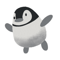 Baby Penguin Penguin Sticker by Nightingale