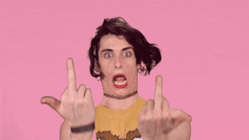 go fuck yourself middle finger GIF by PWR BTTM
