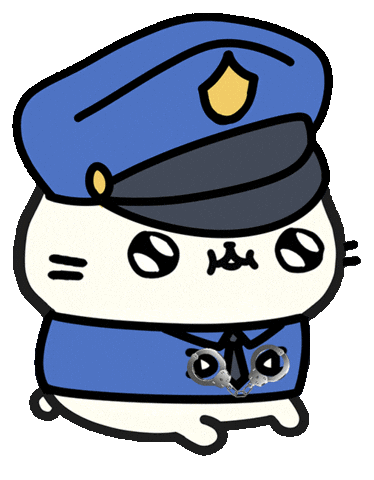 Police Hamster Sticker