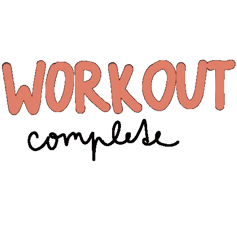 Workout Done Sticker