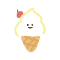 Ice Cream Eating Sticker by ACHTUNG