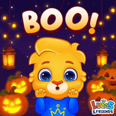 Halloween Boo GIF by Lucas and Friends by RV AppStudios