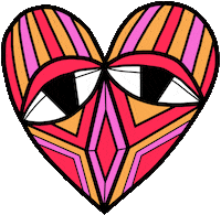 Heart Love Sticker by Jeff McCann