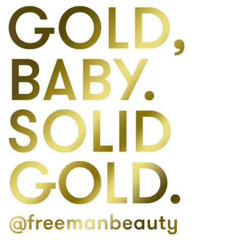 Solid Gold Sticker by Freeman Beauty