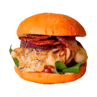 burger sushi Sticker by Ecosjr