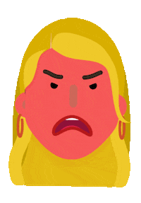Angry Santos Sticker by yogomotion