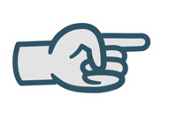 Hand Point Sticker by bytheway