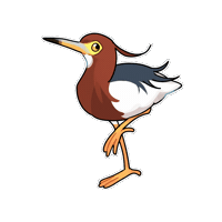 Heron Sticker
