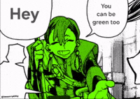 Imsorrykitty anime green gachiakuta zanka GIF