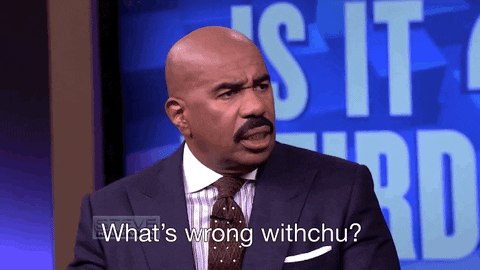 Steve Harvey Whats Wrong With You GIF