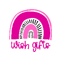 WishGifts rainbow pink rainbow wish gifts wishgiftsdenver Sticker