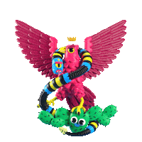 Flying Cinco De Mayo Sticker by Grand Chamaco