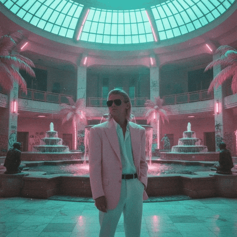 Miami Vice Pink GIF by Jukebox Saints