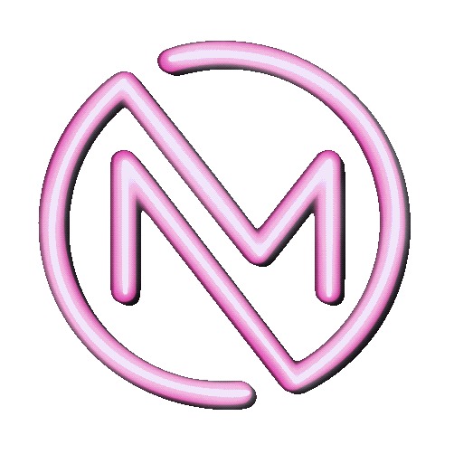 Pink Neon Sticker