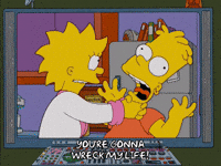 Choking Lisa Simpson GIF by The Simpsons