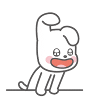 Puppygoon happy hello puppy doggie Sticker