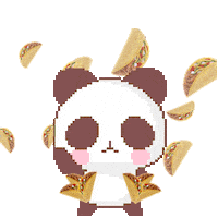 happy panda STICKER