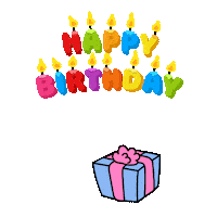 Happy Birthday Cat Sticker by Mikitti