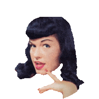 sexy betty page Sticker