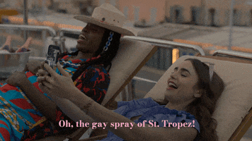 Gay Lilly Collins GIF by NETFLIX