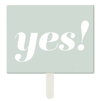 Love It Yes Sticker by Something White Bridal Boutique