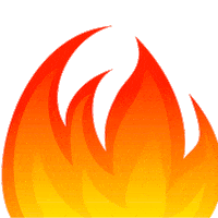 Fire Burn Sticker by Spielbanken Bayern