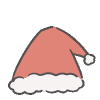 ReenP christmas santa hat santaclaus Sticker