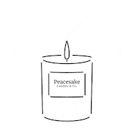 peacesake recycle soy candle peacesake peacesake candle Sticker