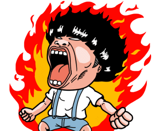 tenkdraws giphyupload angry power 搞笑 GIF