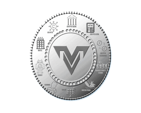 VVMCoin giphyupload crypto bitcoin coin Sticker