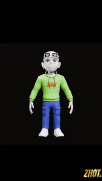 Digital Art Dancing GIF by Zhot