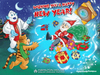 Yeti Lucky Christmas Newyear Happy Christmas Gifts Gif GIF by Hamilton House Publishers