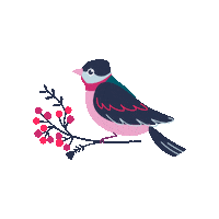 Vintage Flying Sticker by BABAUBA