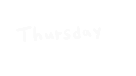 Thursday Thu Sticker