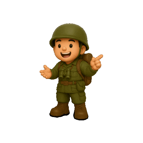 Soldado Sticker by Katya