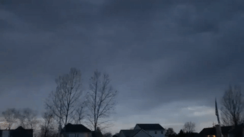 Lightning Flashes Across Upstate New York Sky