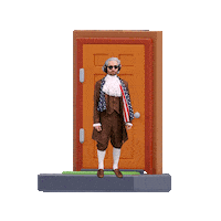 Leaving Founding Father Sticker