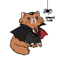 Cat Halloween Sticker