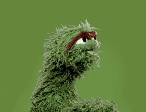 Oscar The Grouch Idk GIF by Sesame Street