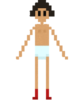 Jack Black Pixel Art Sticker