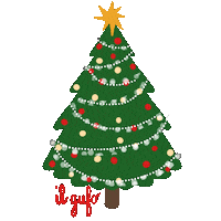 Christmas Tree Sticker by Il Gufo