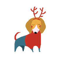 etsydallas happy dog etsy jingle bash etsy dallas Sticker