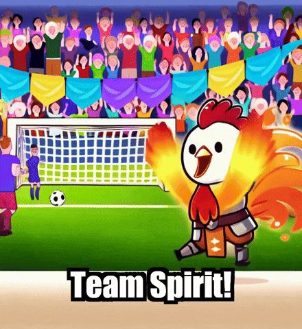 Team Spirit Soccer GIF by Zorooster