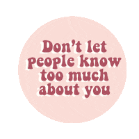 Privacy Lowkey Sticker