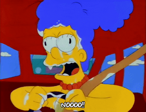 Screaming Season 3 GIF by The Simpsons