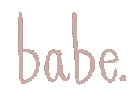 Babe Sweetie Sticker