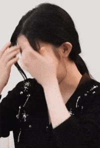 Long Hair Laughing GIF