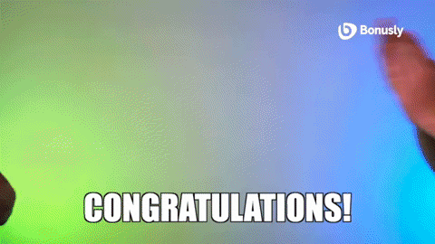 bonusly giphyupload clapping congrats congratulations GIF