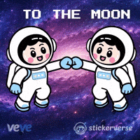 To The Moon Space GIF by VeVe